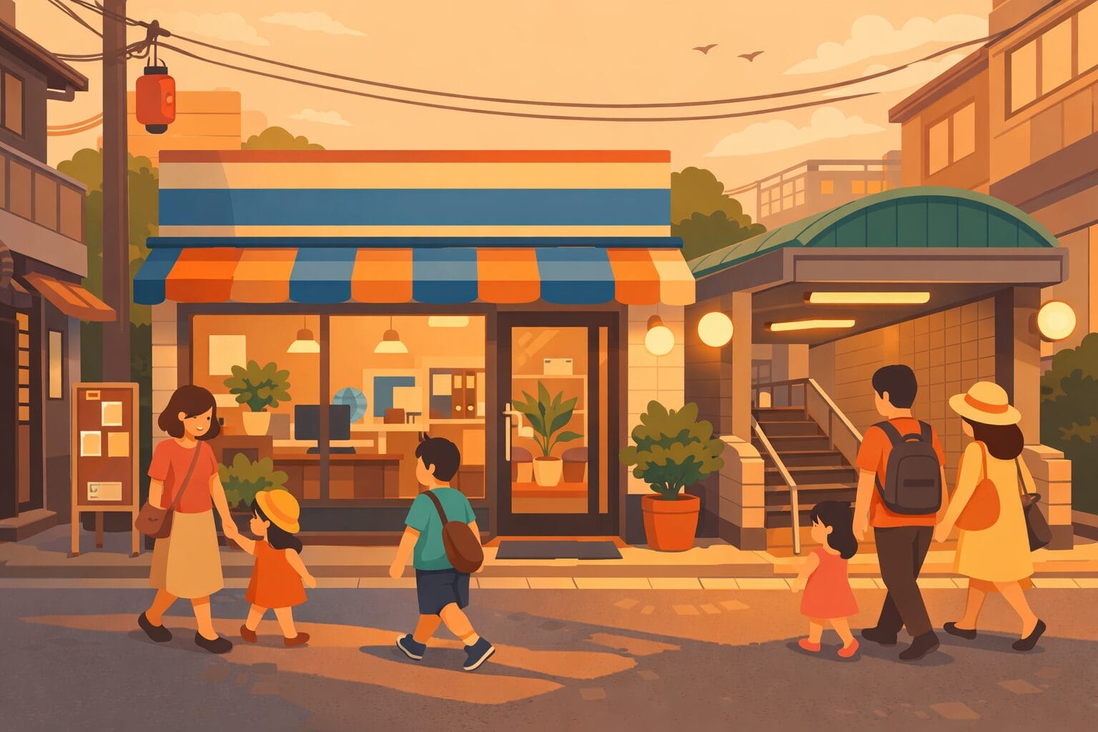 駅前の住宅ローン相談店舗のイメージ
